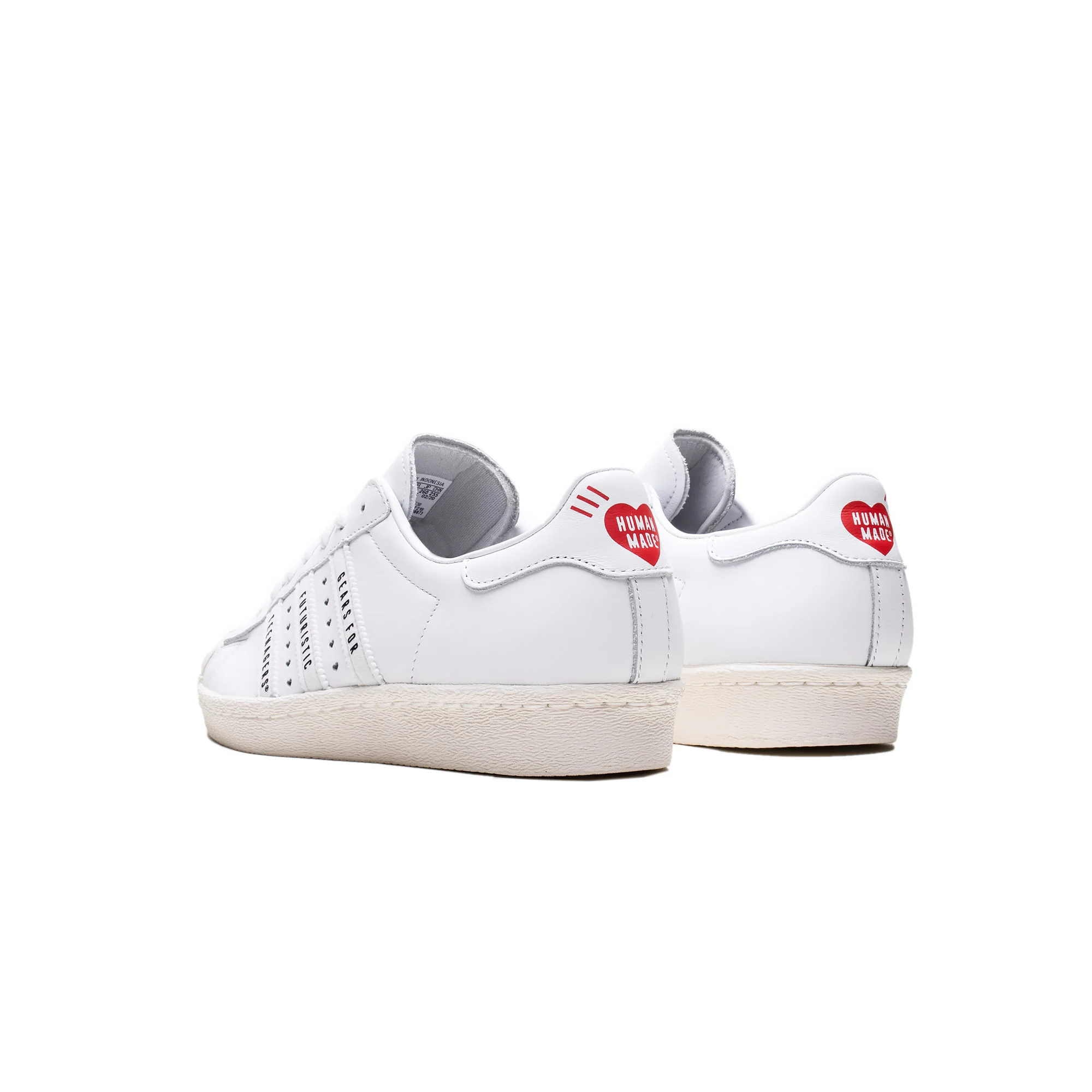 Adidas x Human Made Mens Superstar 80s Shoes - Image 3