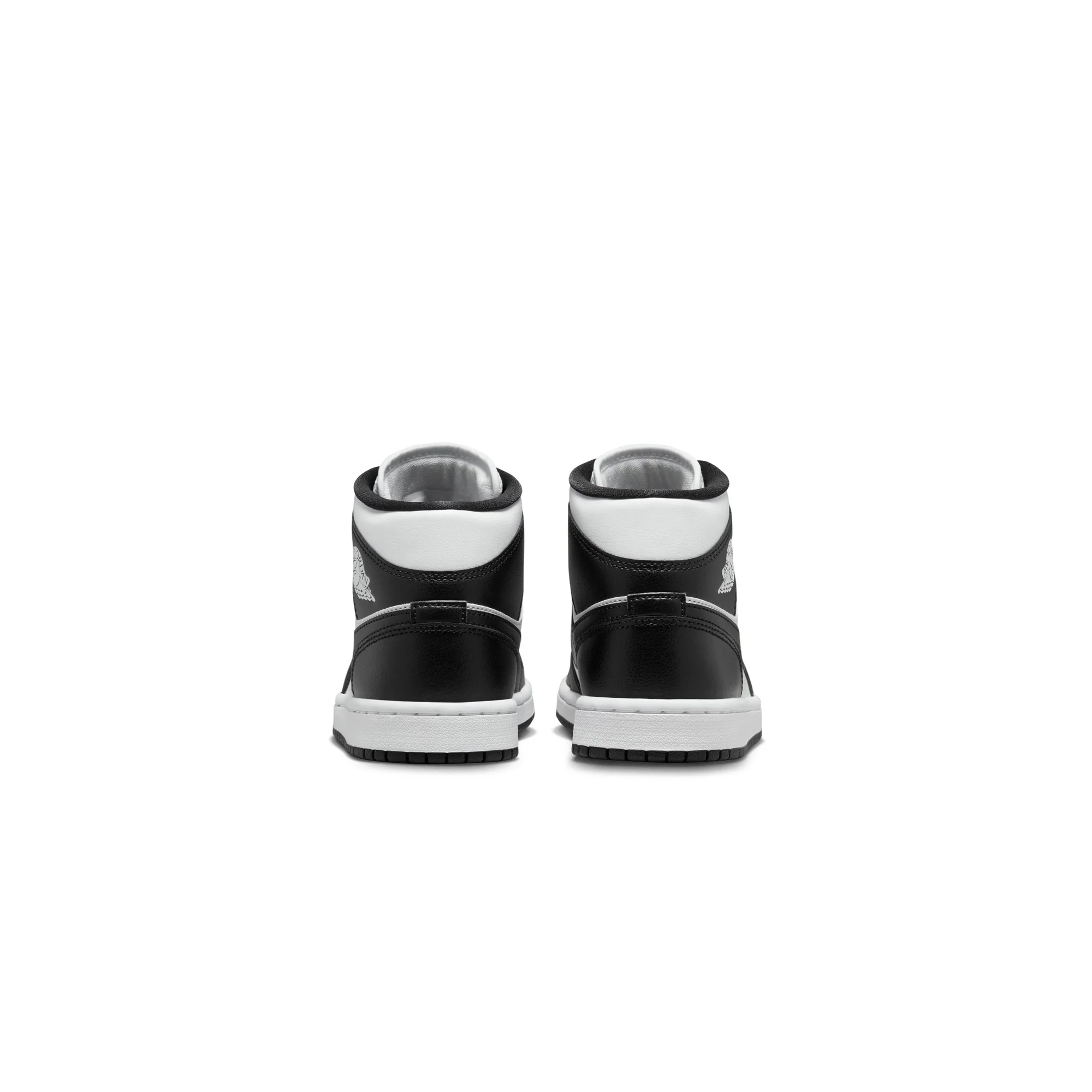 Air Jordan 1 Womens Mid Shoes 'White/Black' - Image 3