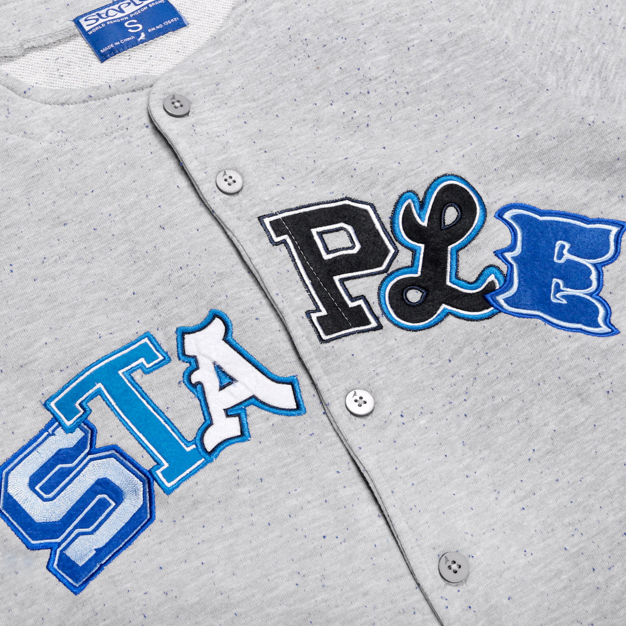Staple Men's Loopback Baseball Jersey - Heather Grey - Image 3